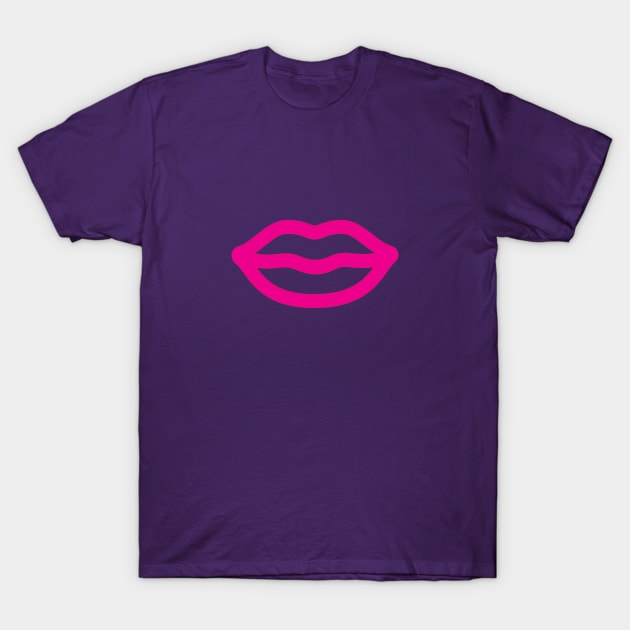 Pink lips T-Shirt by Pacesyte